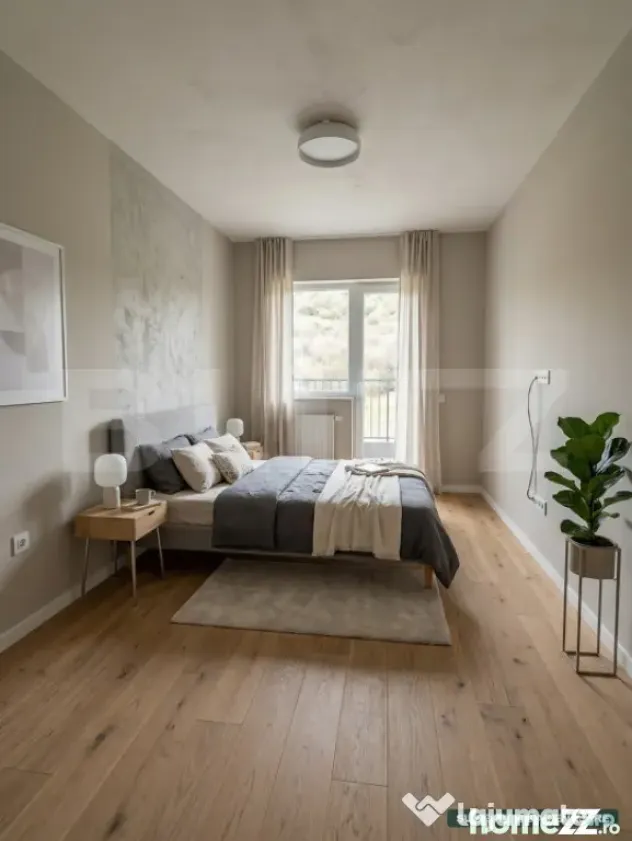 Apartament cu 3 camere, 62 mp, terasa cu panorama, parcare c - Floresti (Cluj)