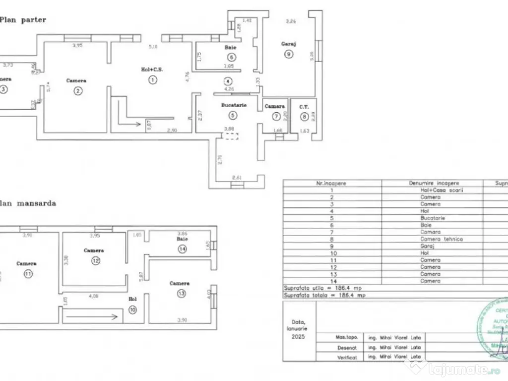 Casa individuala Ghiroda, 5 camere, 886 teren, 186 mp utili