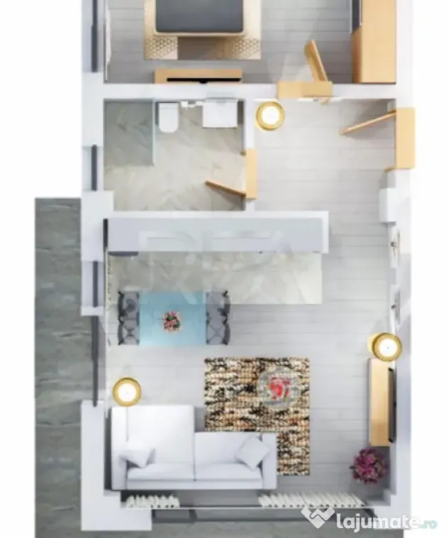 UP Boutique - Pipera Voluntari - APARTAMENT 2 CAMERE finisaj