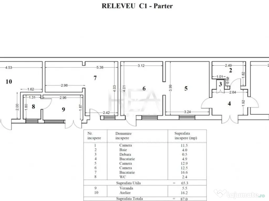2 case 7 camere Dristor, centrală, parcare, metrou, 247 mp
