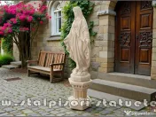 Statuetă fecioara Maria, galben antichizat, model S97. 