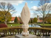 Statuetă fecioara Maria, galben antichizat, model S97. 