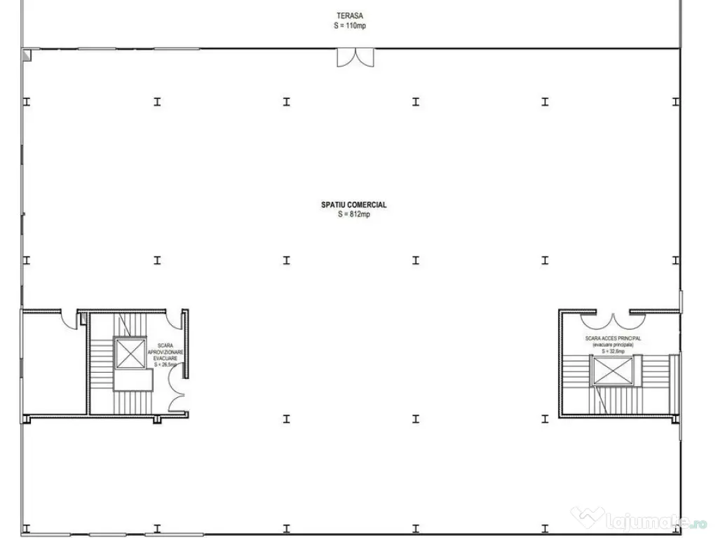 Stefanesti A3 Centura Spatiu 900mp cladire comerciala/bir...