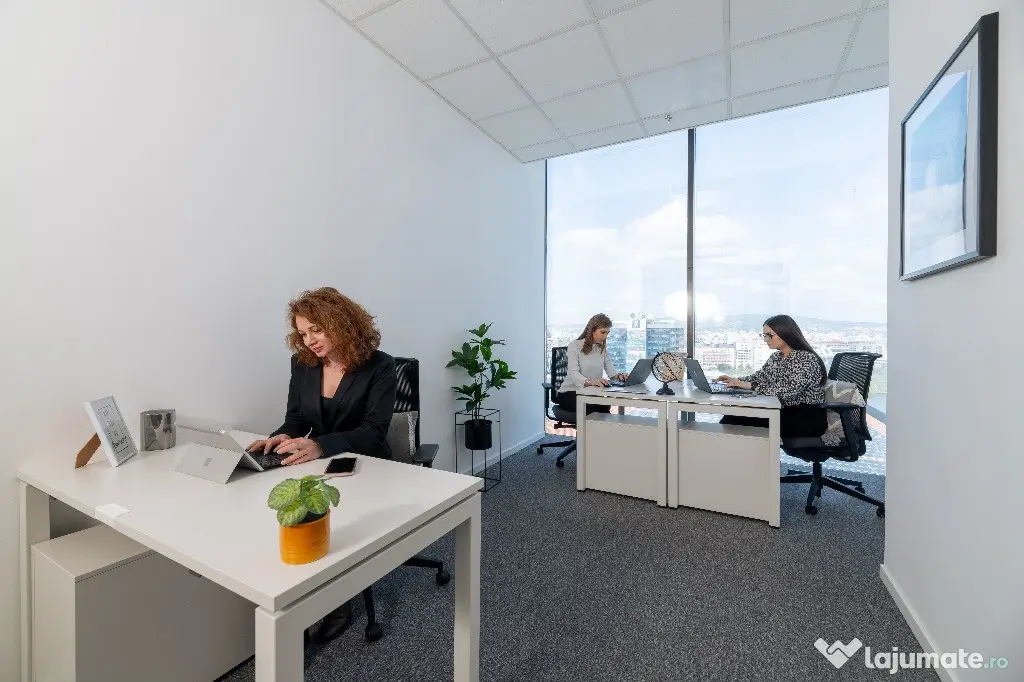 Spațiu de birou privat pentru 3 persoane în Regus Iulius Centre