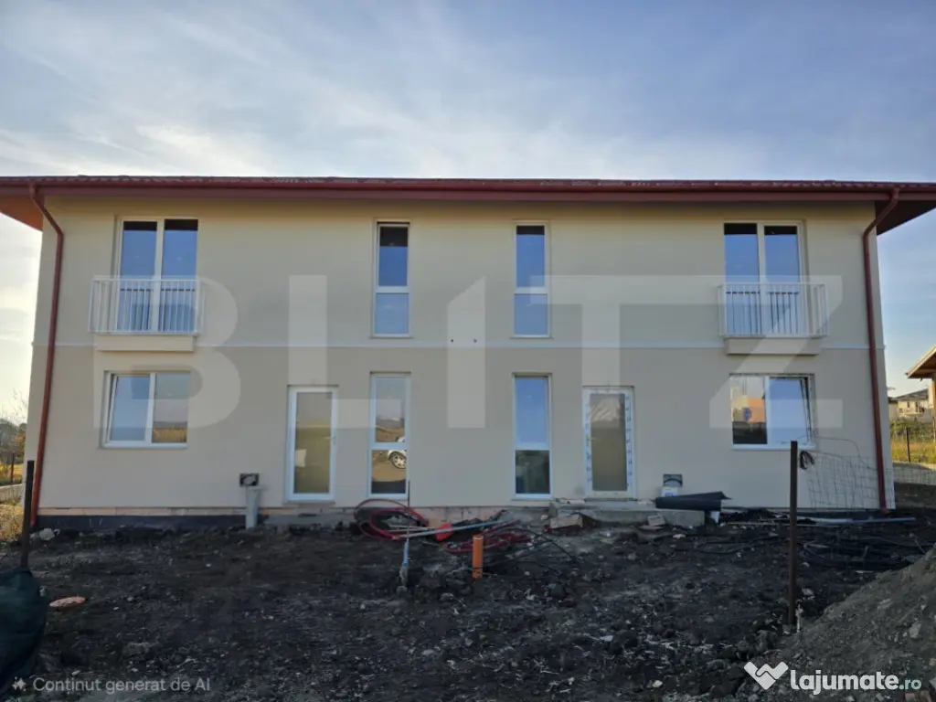 Casa 4 camere, 110mp, Valea Lupului la strada asfaltata