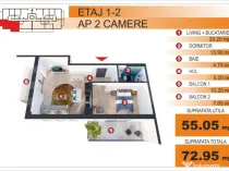 Comision 0%! Apartament 2 camere, EXCLUSIV in Blitz, zona Im