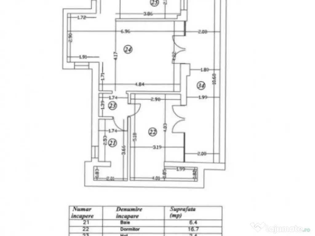 Apartament 2 camere - terasa spatioasa - zona Floreasca