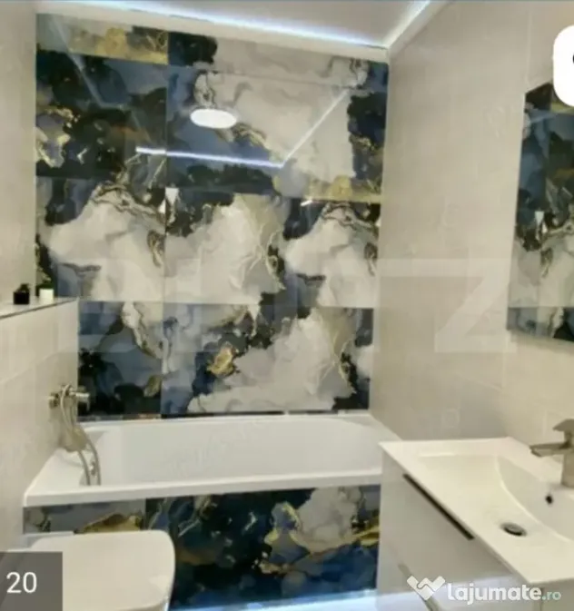 Apartament 2 camere Lux, ultrafinisat, mobilat complet, tera