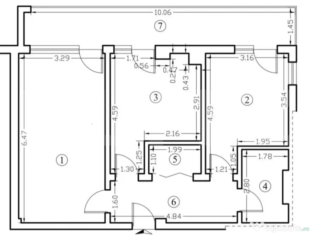 OCAZIE! Apartament decomandat cu 2 camere - ansamblu nou 202
