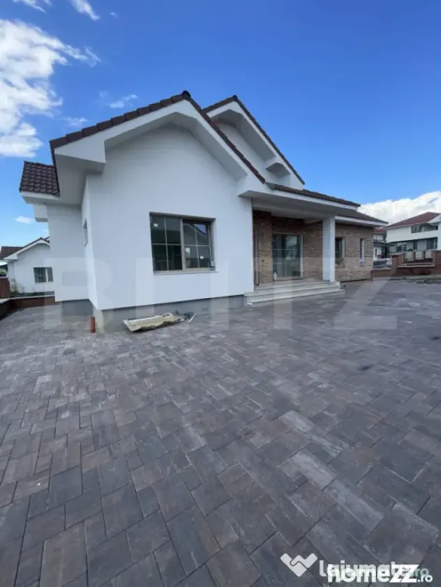 Casa pe un nivel, 120 mp utili, 580 mp de teren, Bistrita