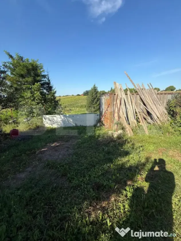 Casa la rosu, 64 mp + teren de 2600 mp, zona Frumoasa