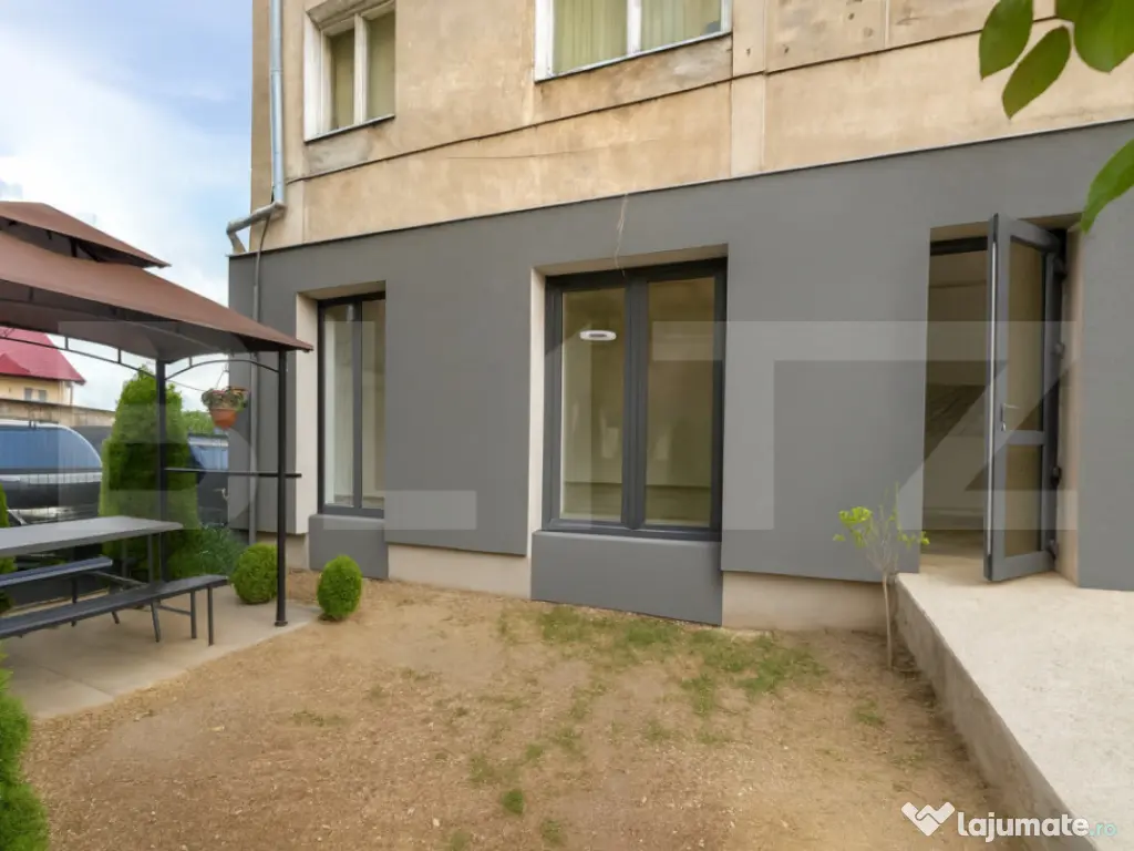 Spatiu comercial de inchiriat,renovat complet,33 mp,cu teras