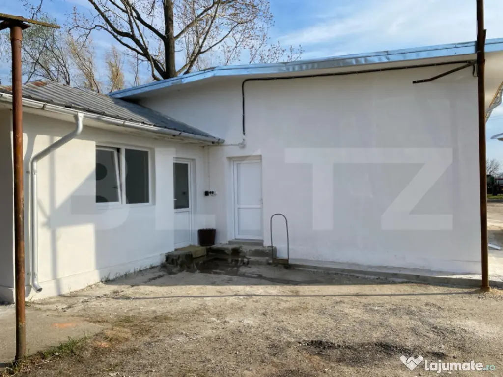 Spațiu industrial + spații de cazare/birouri de închiriat