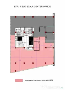 Spațiu birouri, 400 mp, zona centrală