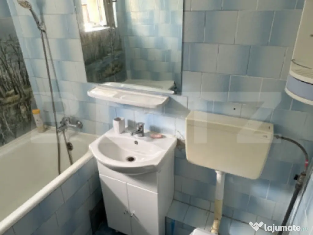 Apartament semidecomandat cu 2 camere, mobilat - Nufarul