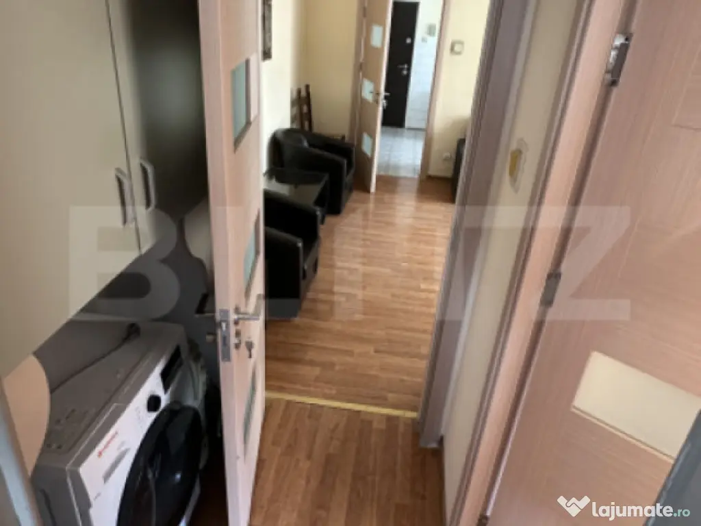Apartament semidecomandat cu 2 camere, mobilat - Nufarul