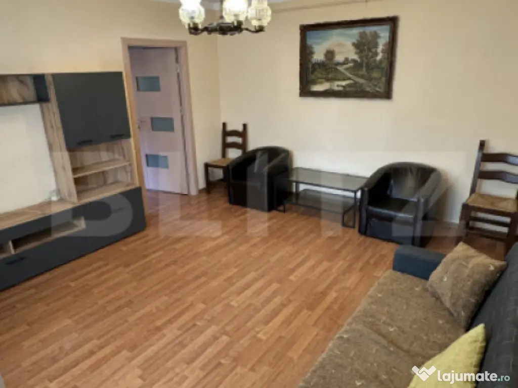 Apartament semidecomandat cu 2 camere, mobilat - Nufarul