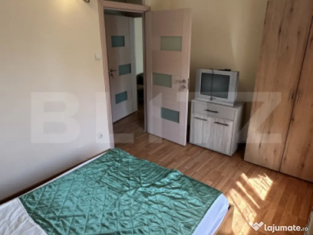 Apartament semidecomandat cu 2 camere, mobilat - Nufarul