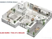 Apartamente cu 3 camere cu terasa, lift, langa parc 1 Mai 