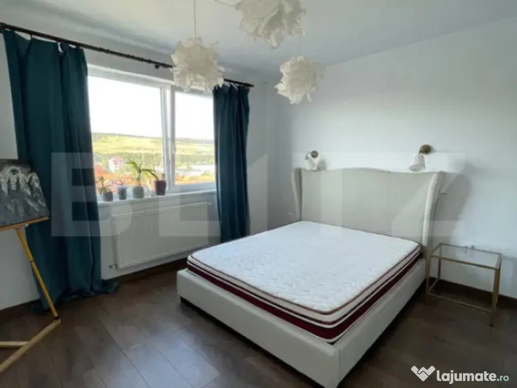 Apartament 82 mp, 2 dormitoare, 2 bai, living, laundry space