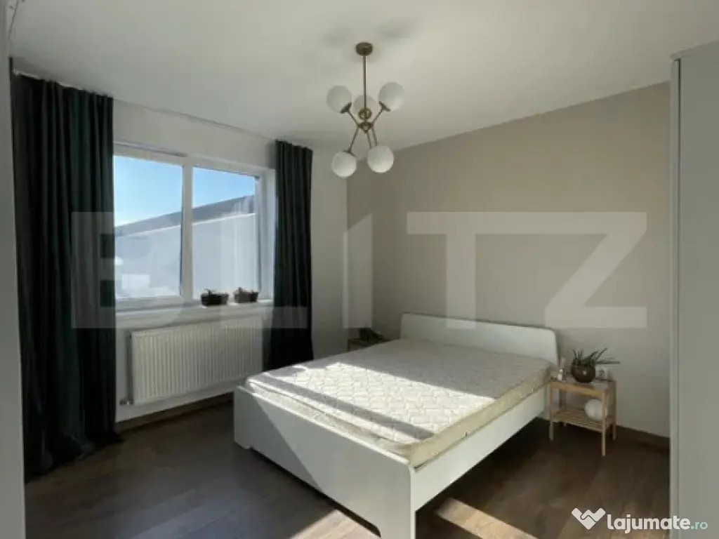 Apartament 82 mp, 2 dormitoare, 2 bai, living, laundry space