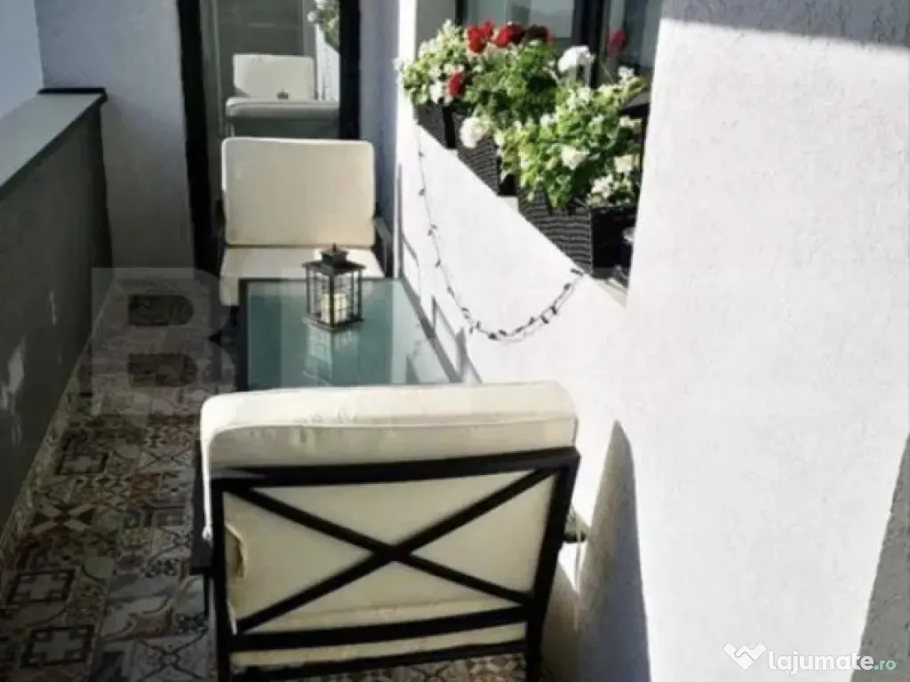 Apartament 82 mp, 2 dormitoare, 2 bai, living, laundry space