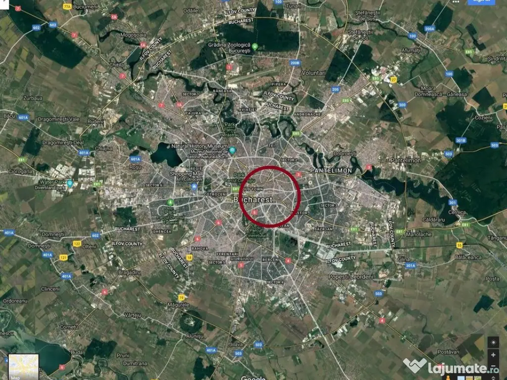 Zona Piata Rosetti teren 1200 mp ideal rezidential