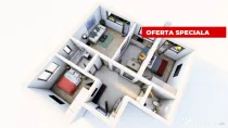 Apartament 3 camere, 2 bai , 78 mp + 15 mp terasa