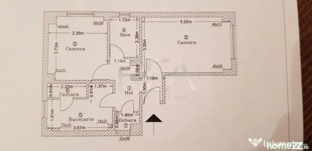 2 Camere , Decomandat , 5 minute metrou Aparatorii Patriei - Bucuresti (Bucuresti-Ilfov)