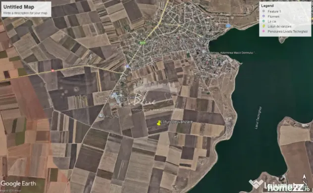 Loturi de teren 500 mp in Localitatea Techirghiol