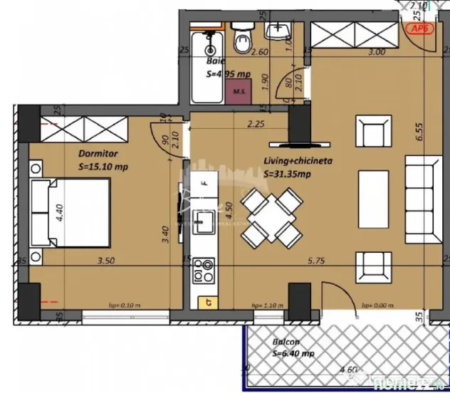Apartament 2 camere situat in Zona Tomis Plus- Madrid 48