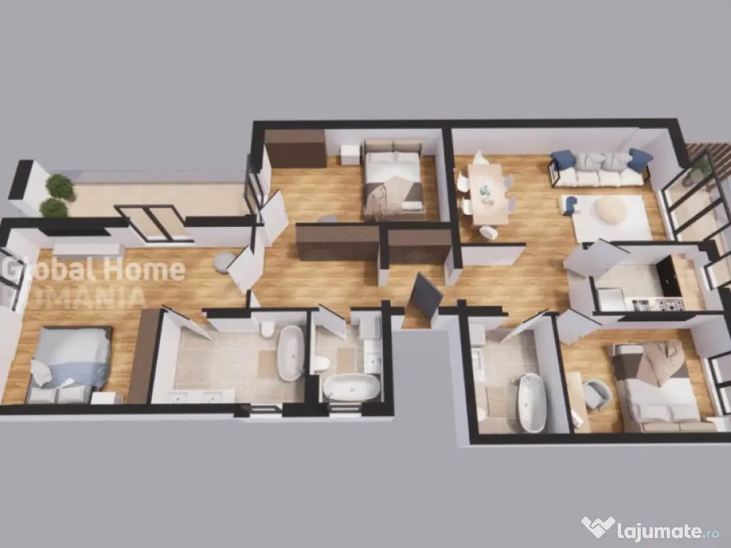 APARTAMENT 4 CAMERE - Zona Nord || Medicover