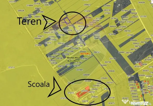 Teren 930 mp Sisesti/Drumul Piscul Mosului