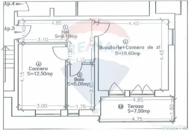 Apartament cu 2 camere de vânzare și parcare, bloc nou,... - Giroc (Timis)