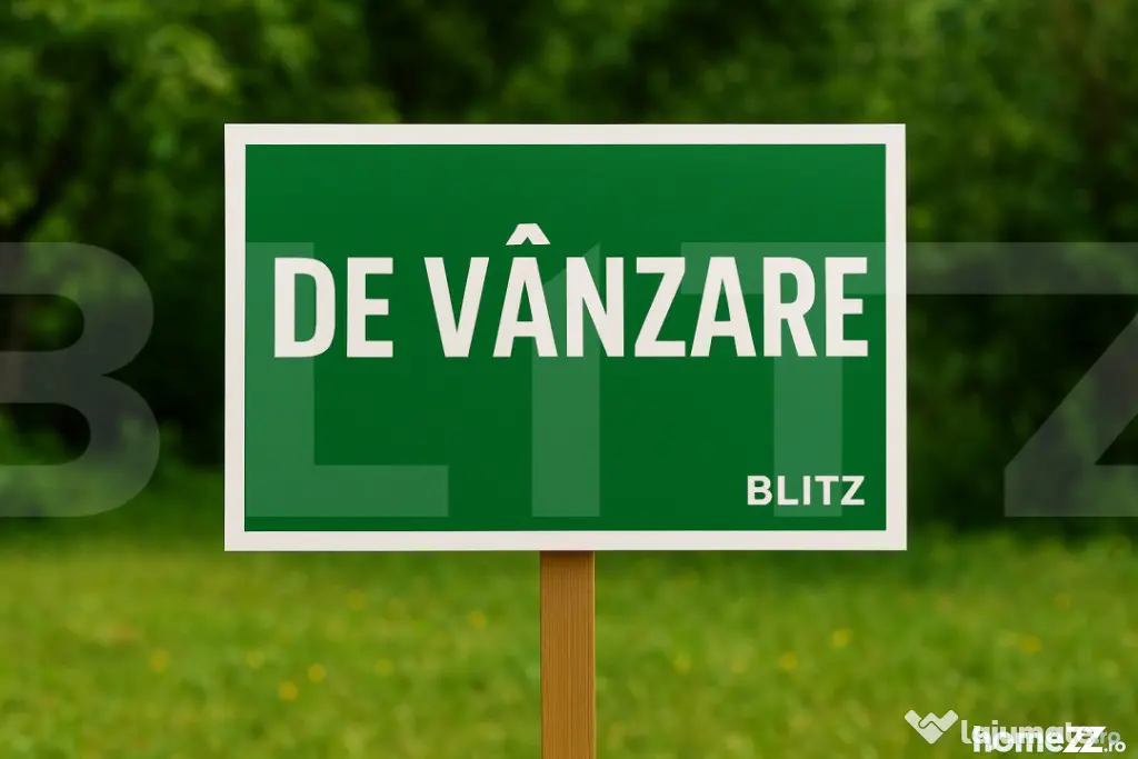 Teren intravilan de vânzare, 1.500 mp, zona Lebăda