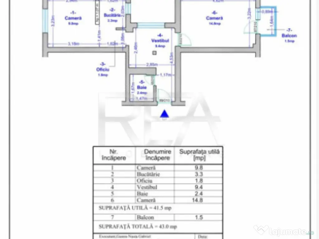 2 Camere | Bloc Reabilitat | Metrou Raul Doamnei |