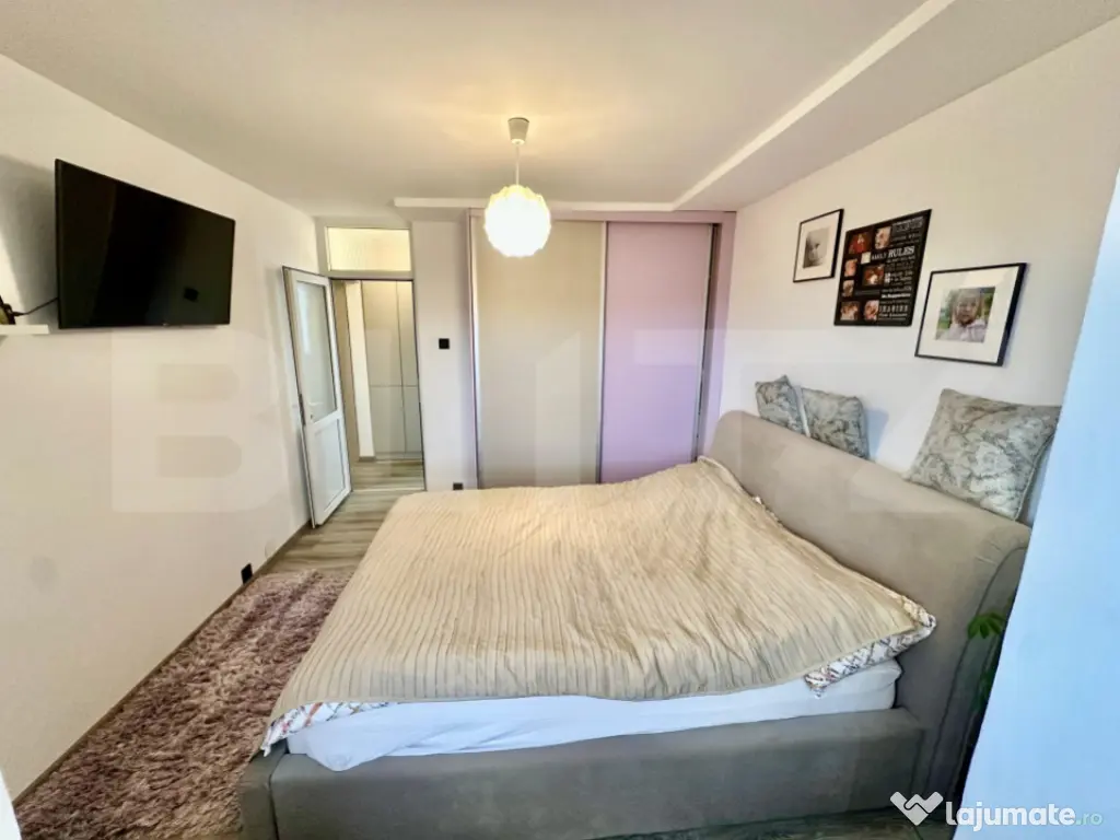 Apartament modern 3 camere recent finisat si mobilat