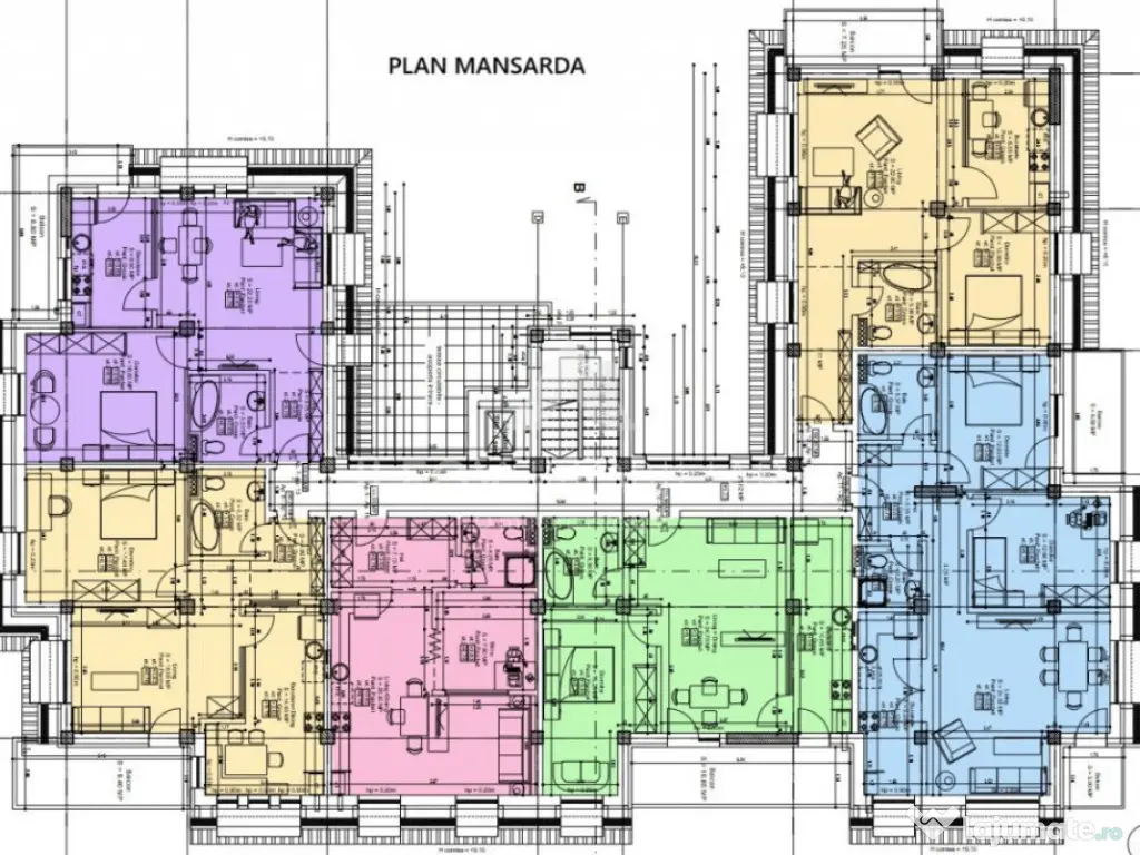 Apartamente cu 2 camere cu terasa, lift, langa parc 1 Mai