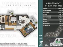 Ultimele zile cu reduceri! Apartament spatios 3 camere, bloc