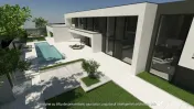 Casa de lux moderna cu 12 camere si piscina - Design minimal 