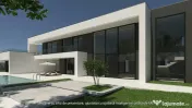 Casa de lux moderna cu 12 camere si piscina - Design minimal 