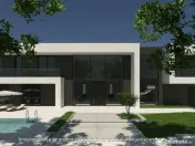 Casa de lux moderna cu 12 camere si piscina - Design minimal 