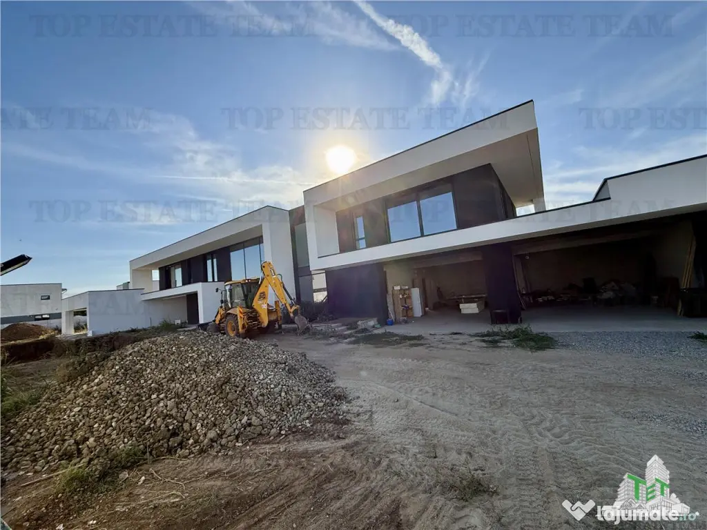 Casa de lux moderna cu 12 camere si piscina - Design minimal