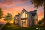 Vila 1 din Proiectul SUNRISE RESIDENCE langa padurea Faget