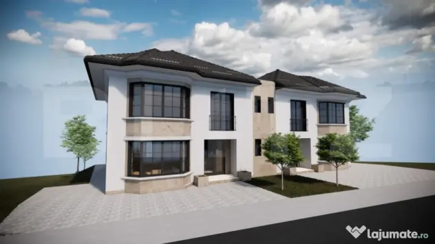 Duplex premium cu 600 mp teren – confort și intimitate î