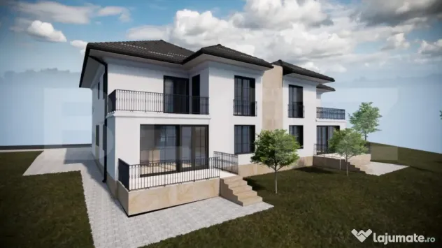 Duplex premium cu 600 mp teren – confort și intimitate î