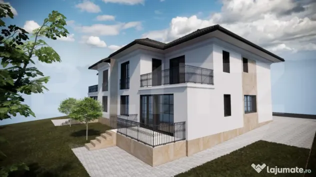 Duplex premium cu 600 mp teren – confort și intimitate î