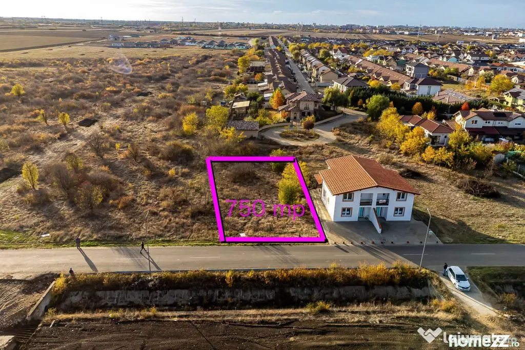 Teren 750 mp cu toate utilitățile | Via Carmina | 100 ?...
