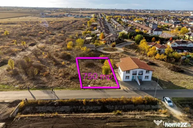 Teren 750 mp cu toate utilitățile | Via Carmina | 100 ?...