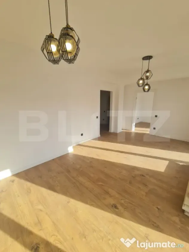 Apartament semidecomandat, 52 mp utili, zona Terra